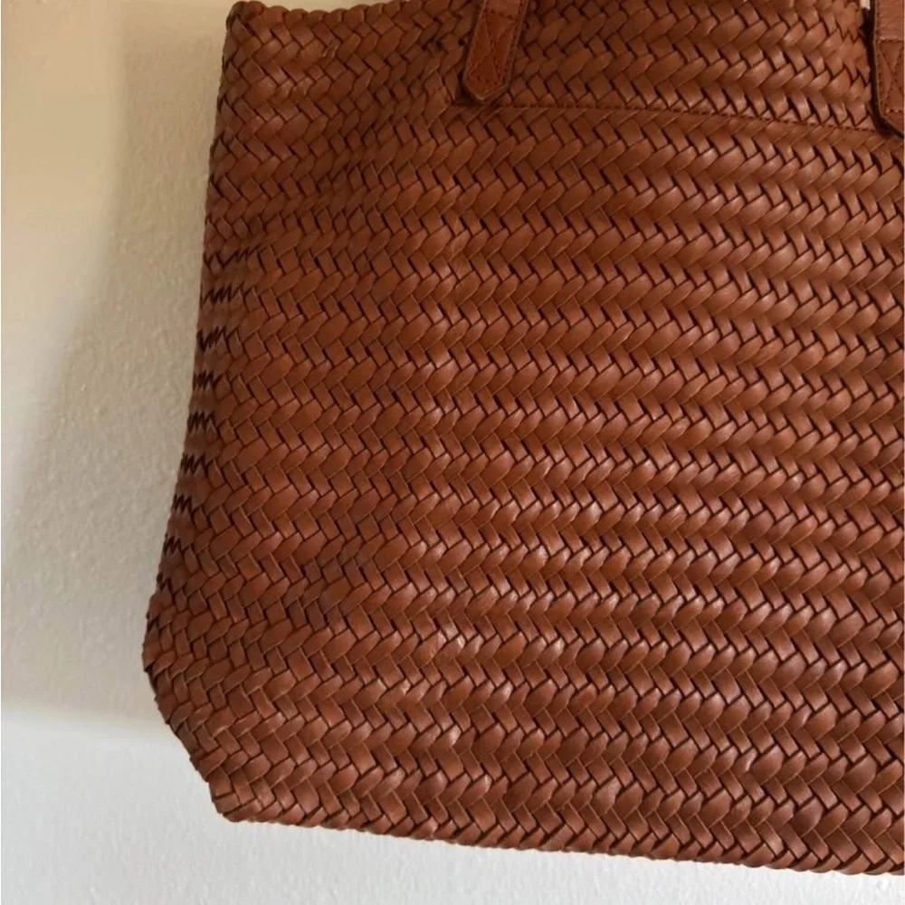 Madewell Woven Leather Transport Tote - Picture 8 of 10